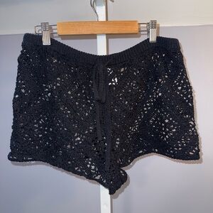 Wild Fable Dark Knit Swim Beach Cover Up Shorts